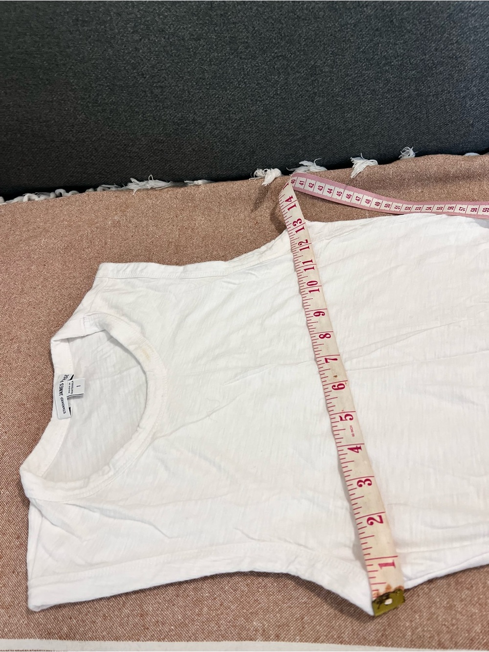 White crew neck T-shirt - Picture 5 of 12